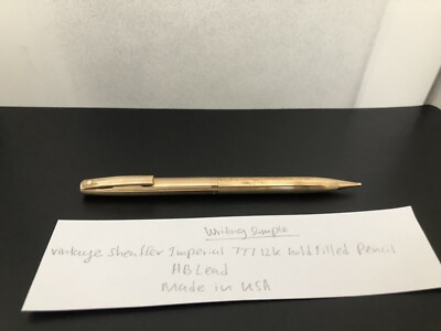 Vintage Sheaffer Imperial 777 12K Gold Filled Druckbleistift