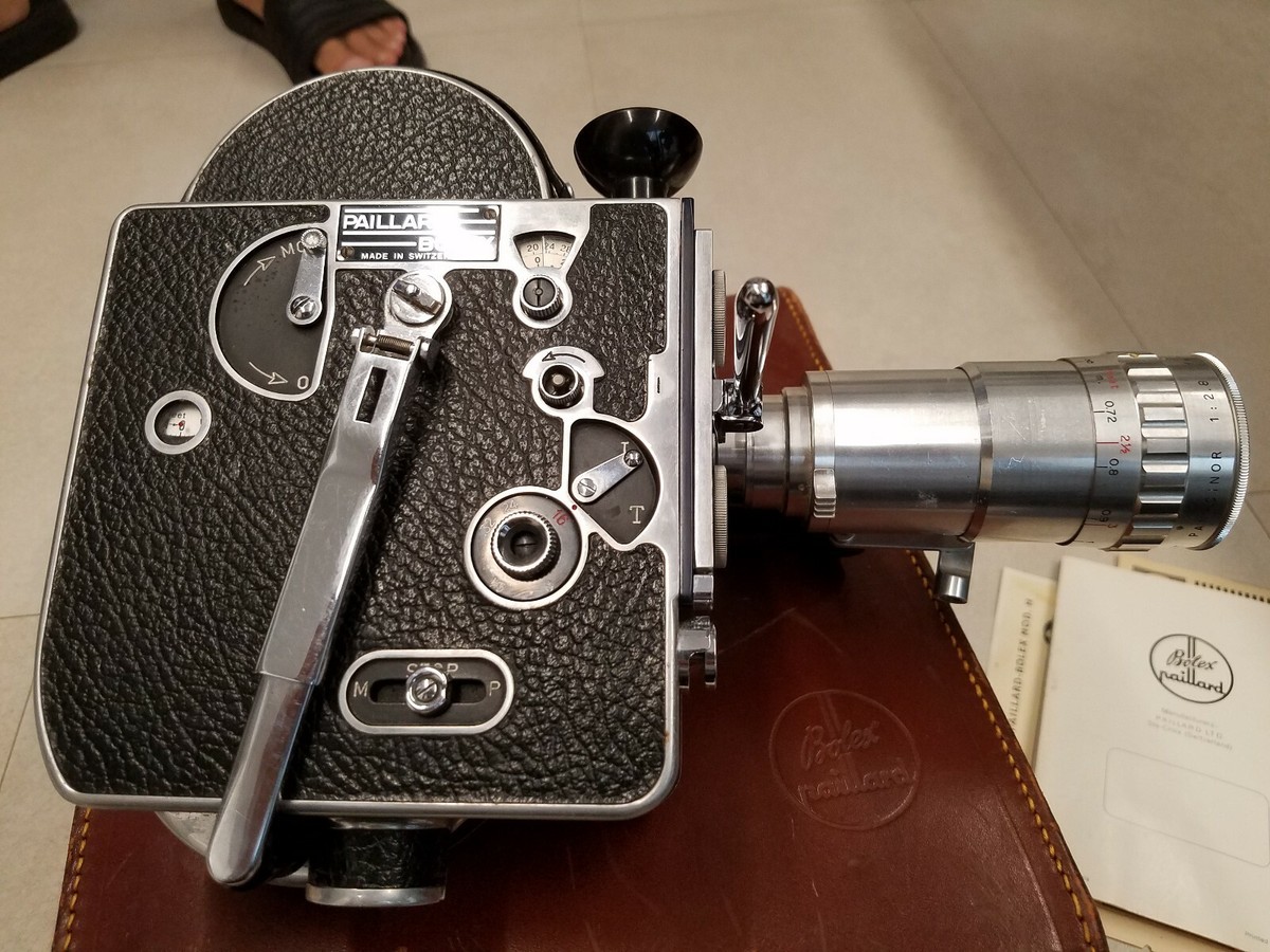 ORIGINAL CASE Bolex 8 MM Camera Paillard SOM BERTHIOT PAN CINOR