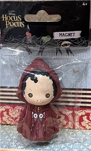 Disney 3D Collectible Magnet Hocus Pocus Witch Mary w Magic Spell Book Halloween
