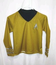 Rubies CAPTAIN KIRK Medium Shirt Starfleet Uniform Youth Star Trek Costume - L9