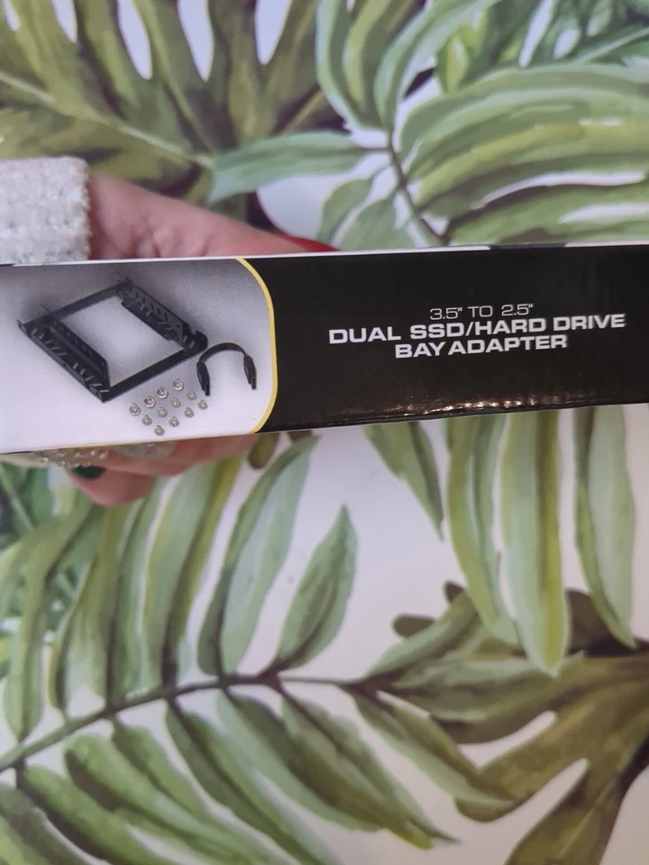 NEW IN BOX! ULTRA Dual SSD/Hard Drive Bay Adapter 3.5 To 2.5" - Image 3 of 4