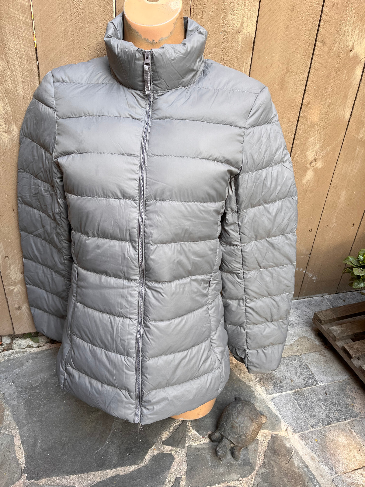 Quince GRAY Lightweight Down Packable Puffer Jack… - image 1