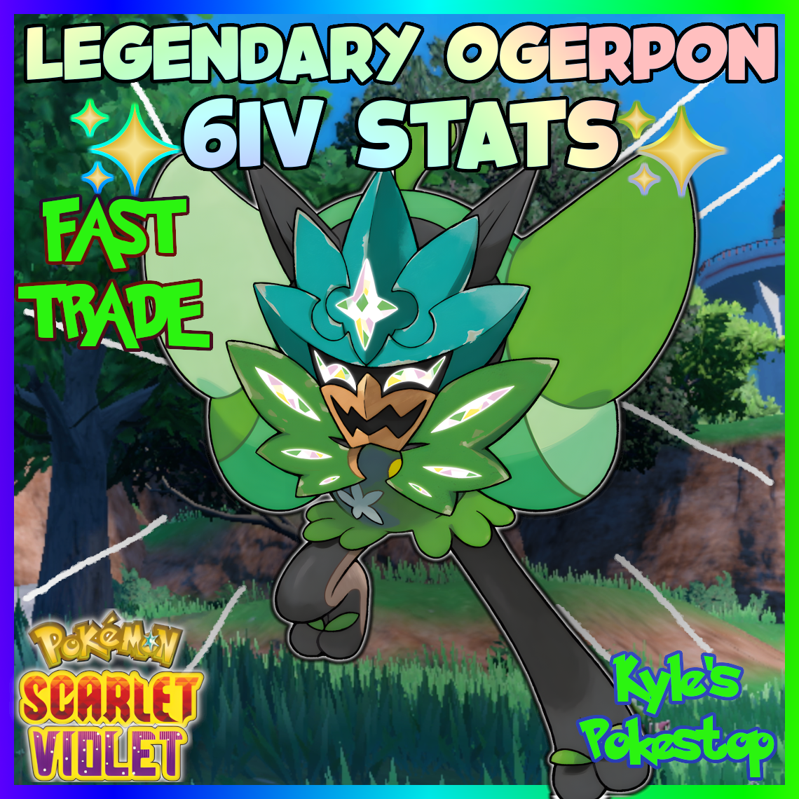 6IV LUCIDO POKEMON FOGLIA SCARLATTO & VIOLA LUCIDO/NON LUCIDO