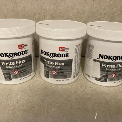 3x RectorSeal Nokorode Regular Paste Flux 16 Oz
