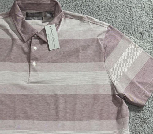Daniel Cremieux Signature Collection Pima Performance Polo Shirt Rust XLarge