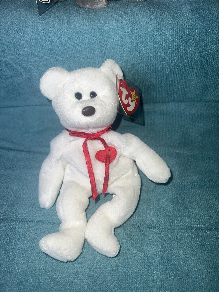 スタディベア　VALENTINO Ty 4058 Valentino Bear Beanie Baby 1993/1994 for sale online