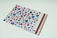 1000 6x9 Blue Hearts Designer Poly Mailers Envelopes Boutique Custom Bags