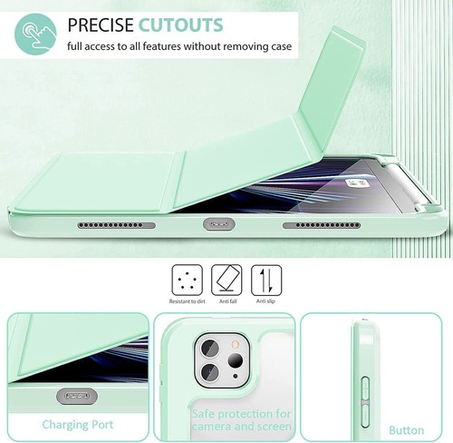 Smart Case For 2025 NEW iPad Air 11" M3/ iPad Pro 11 inch 2024 Clear Back Cover - Picture 51 of 75
