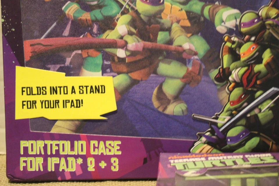 Lote de 3 fundas portafolio Nickelodeon Teenage Mutant Ninja Turtles para iPad 2-3 Foto 2 de 4