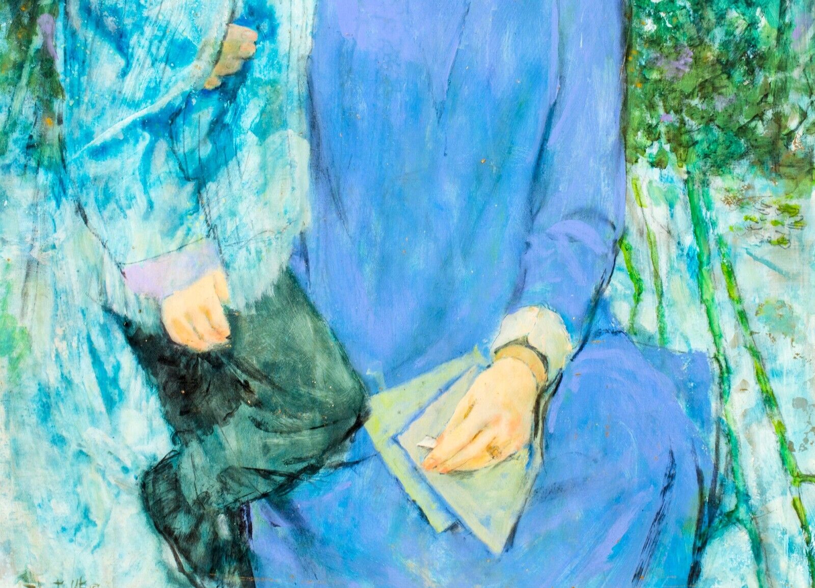 Thornton Utz (FL,TN,1914-1999) obraz olejny 124123 - Zdjęcie 5 z 11