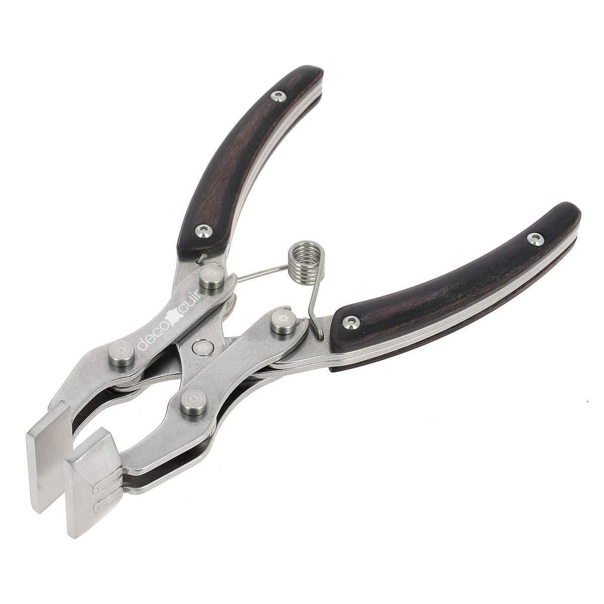Pince à tirer Deco Cuir de 19,5 cm à mors plats et lisses pour maroquinerie