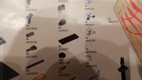 LEGO 9446 Ninjago Destiny's Bounty Partially Built