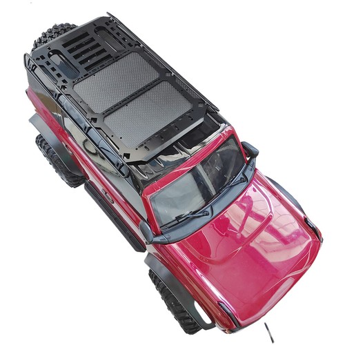 KYX Metal Roll Cage 1:10 Roof Luggage Tray Rack for 2021 Ford Bronco TRX-4 - Picture 6 of 7