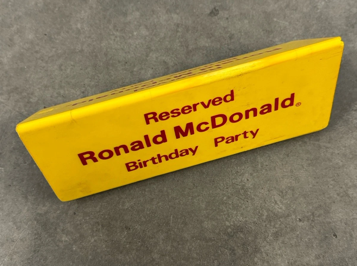 値下げ！希少！1970年代 Mcdonald's アーチロゴ 値下げ！希少！1970年代 Mcdonald's アーチロゴ 値下げ！希少！1970