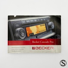 Bedienungsanleitung für Becker Cascade Pro Radio BE 7941 1756.011