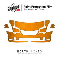 Chrysler Crossfire 2005-2008 3M Pro Séries Prédécoupé Peinture Film Clair Gorge