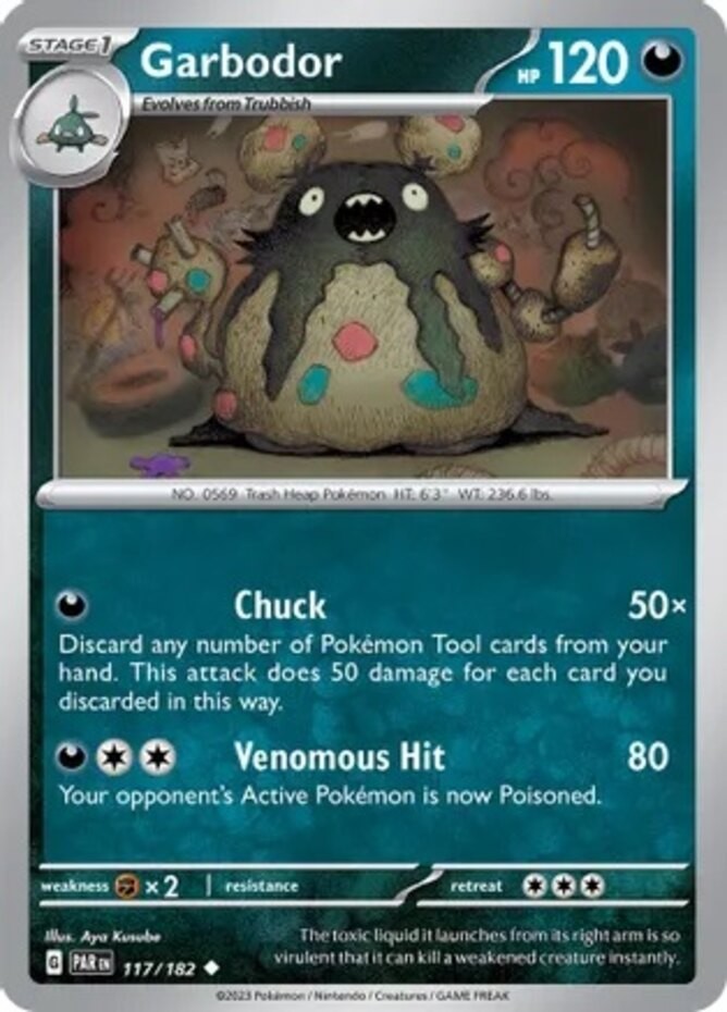 Garbodor - 117/182 - Uncommon - Near Mint