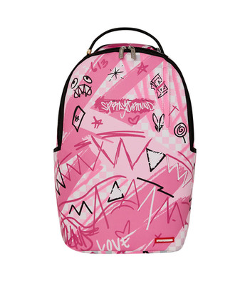 SPRAYGROUND - PINK SMOKE / BROKEN HEARTS CLUB BACKPACK - B8672