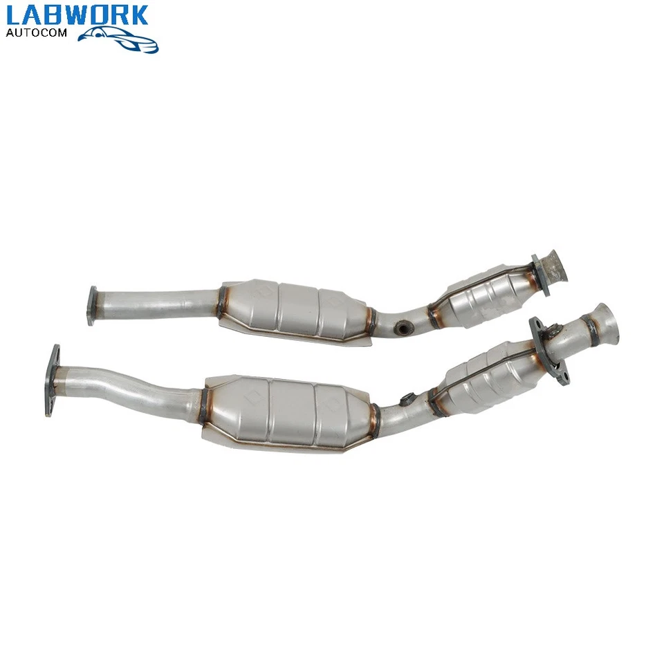 Left+Right Catalytic Converter For Ford Crown Victoria Mercury Grand Marquis - Image 4 of 4
