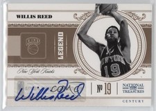 2010-11 Playoff National Treasures Legend 1/1 Willis Reed #159 Auto HOF 6m7