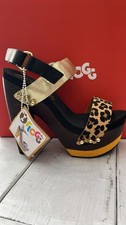 Flogg Leather And Beech Wood Sandals Leopard Evo Insole Mod. K