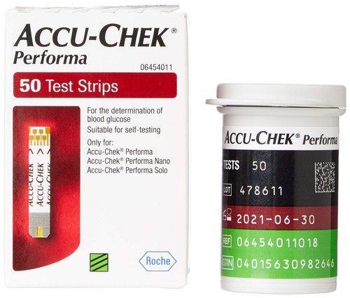 Accu-Check Performa Tablet Strips,50 Count (Pack of 1) 