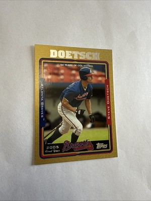 2005 Topps Gold #297 Steve Doetsch # d/2005