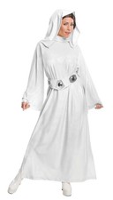 Princess Leia Adult Costume Cosplay Star Wars Small 6-10 Dress Wig Belt Rubies