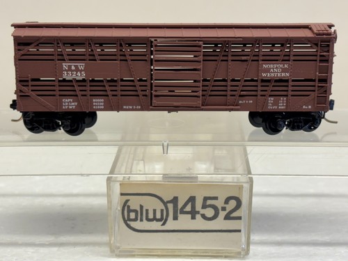 Micro trenes Kadee escala N MTL carrera especial BLW 145-2 N&W 33245 vagón de stock | Zustand: New