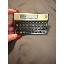 Vintage HP 12C Financial Calculator 1986 Made in Brazil  Case, Works Great