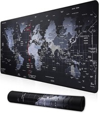 XXL Professional Large Mouse Pad  Computer Game Mouse Mat 35.4x15.7x0.1IN, Map