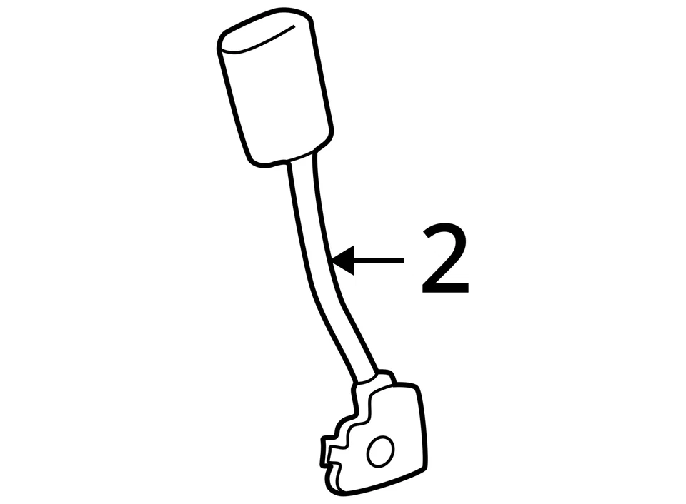 KIT DE HEBILLA D/CINTURÓN DE ASIENTO PARA SATURN L100 L200 2000-2002 *LT 21018838 - NUEVO OEM Foto 3 de 3