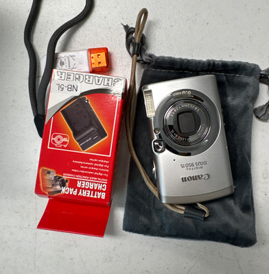 Canon IXUS 950 IS Digital Camera 8MP 4x Optical Zoom（Camera lens malfunction）