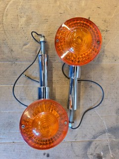 Yamaha RD400 RD250 C & D Long Stem Front Indicators NEW in BOX
