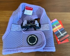 PUPPIA Soft Vest Dog Harness Step-in Padded Mesh Violet Lavender SIZE SMALL NWT