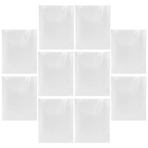  10 sztuk przezroczysta torba do przechowywania wielokrotnego użytku organizer torby opakowanie ubrań - Zdjęcie 3 z 16