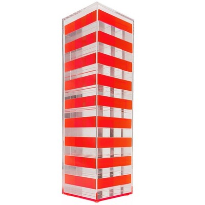 NEW! OnDisplay Deluxe Acrylic Stacking Puzzle Game - Luxe Crystal Falling Tower