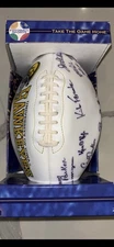 Iowa Hawkeyes 10X Signed Football: Kirk Ferentz, Phil Parker, Jim Parker… 