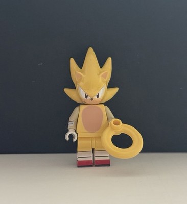 LEGO Sonic Super Sonic minifigure custom pad printed
