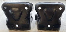 Gm Motor Mount Bracket Pair P/N 0334607-0334608 Nice Sanblasted & Painted Black