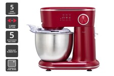 Kogan 5L Stand Stainless Steel Mixer 600W 12 Speed Tilt Head Dough Hook Whisk