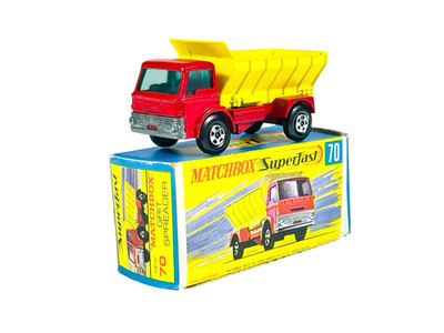 Lesney Matchbox Superfast MB70 Grit Spreader w/G Box