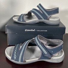 Dr Scholls Dion Sandals Navy Blue Sporty Strappy Comfort Outdoors Womens 6.5M