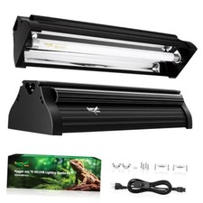 T5 UVB Reptile Light Fixture HO UVB Bulb Lighting Combo Kit 8W 8W-12.4IN