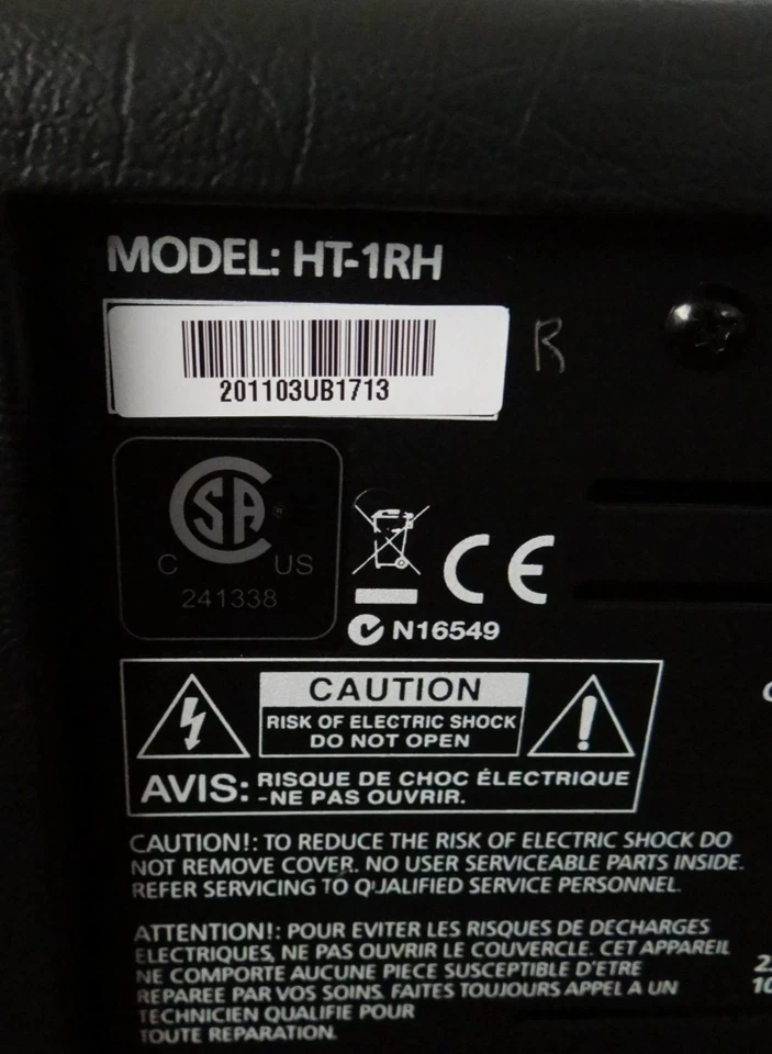 Blackstar HT-1RH Amplifier Head In Xlnt Condition MIK - Image 3 of 4