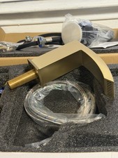 Brushed Gold Bathroom Faucet 3 Hole 8 Inch Widespread Waterfall
