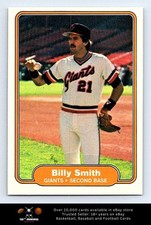 1982 Fleer BASEBALL #400 Billy Smith