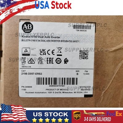 Brand New AB CAT 2198-D057-ERS3 FW 13.005 kinetix 5700 Axis inverter US Free Tax