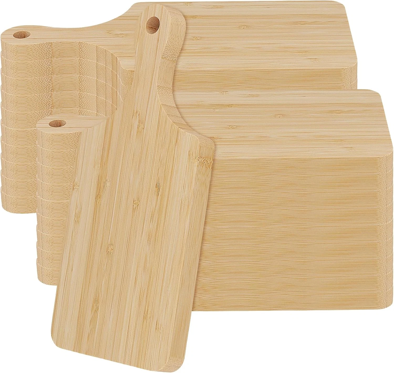20 PCS Cutting Board Bulk, 11 X 5 Inch Decorative Charcuterie Boards with Handle