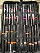 Art Markers Pen Set Prismacolor Double Ended 24 Color Artist Draw Paint Case